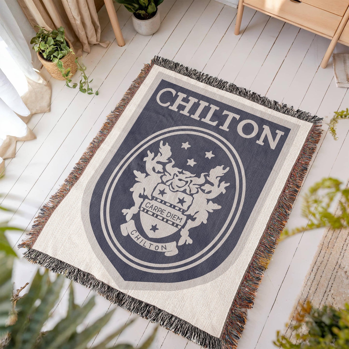 Gilmore Girls Woven Blanket with Chilton Logo