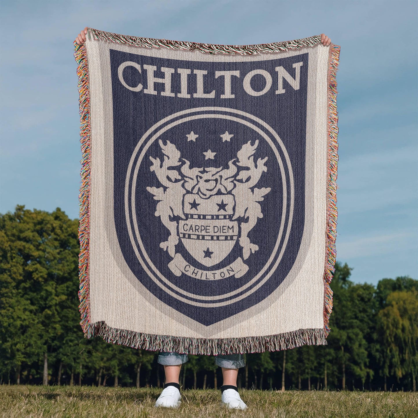 Gilmore Girls Woven Blanket with Chilton Logo
