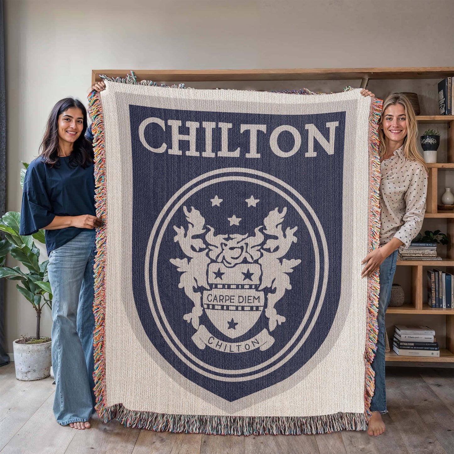 Gilmore Girls Woven Blanket with Chilton Logo